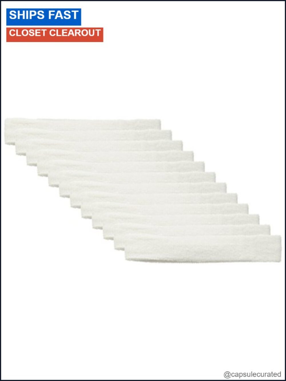 Cotton Terry Cloth Sweatbands Moisture Wicking Athletic Headbands
